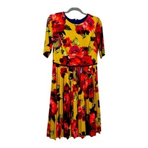MAGGY LONDON | short sleeve floral dress
